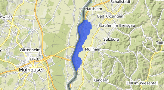 Bodenrichtwertkarte Neuenburg am Rhein